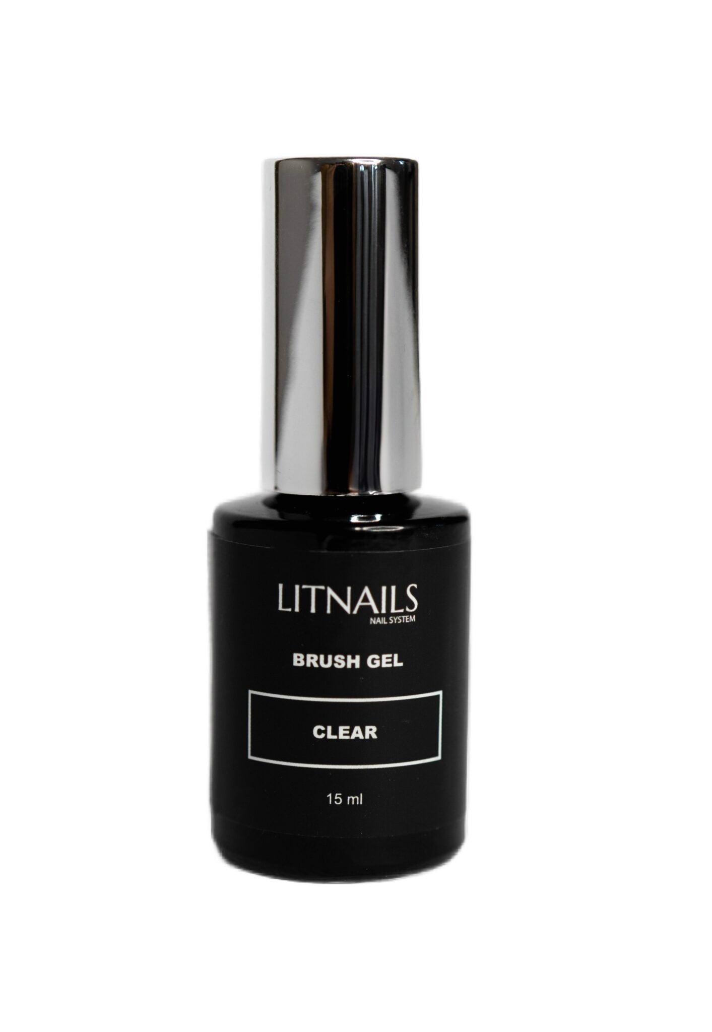 BRUSH GEL ” LITNAILS ” CLEAR , 15ml